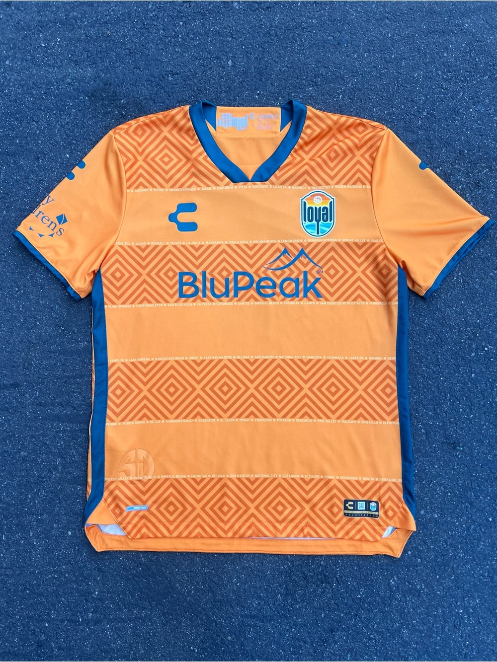 Loyal San Diego Charly BluPeak Soccer Jersey
